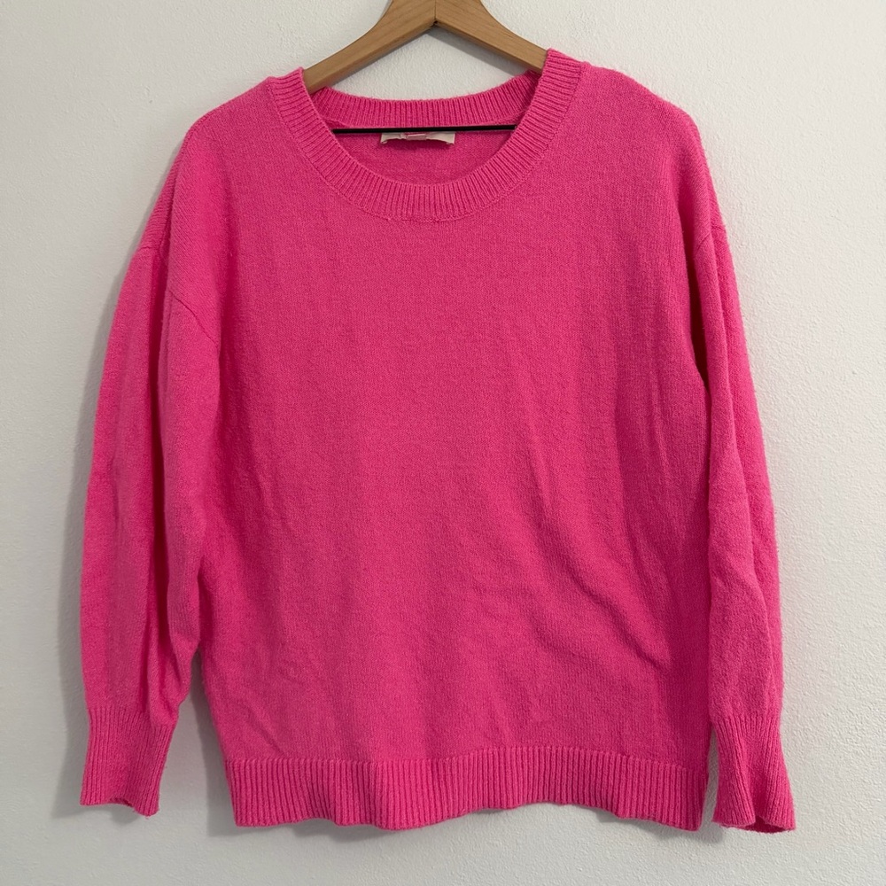 Loft‎ - Pink Crew Neck Sweater